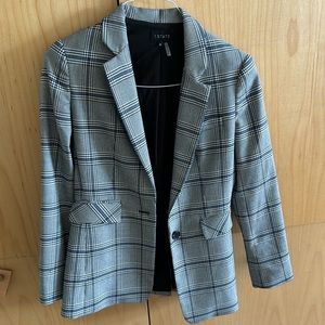 1 State Plaid tailored blazer- size 4
